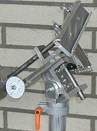 � H. Hermelingmeier; Ansicht der Montierung von links