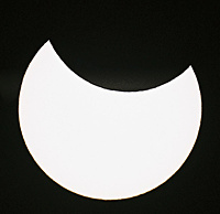 � Nils Kloth 2005: Ringf�rmige Sonnenfinsternis vom 3. Oktober 2005 in Spanien.