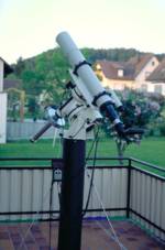 � Siegfried Bergthal; Abb. 1: Die Montierung 900 GTO von Astro Physics mit Zeiss AS 100/1000