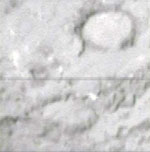 � NASA/JPL-Caltech/UMD; Ansicht vom Impactor kurz vor dem Einschlag.